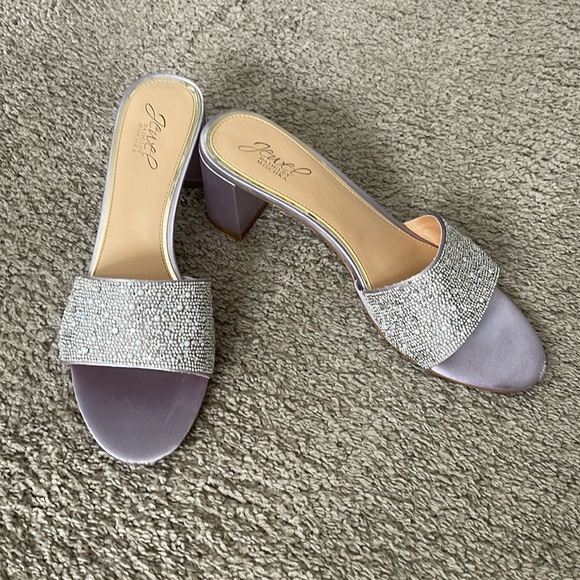 Jewel Badgley Mischka Shoes - Jewel Badgley Mischka Della Evening Slide Sandal